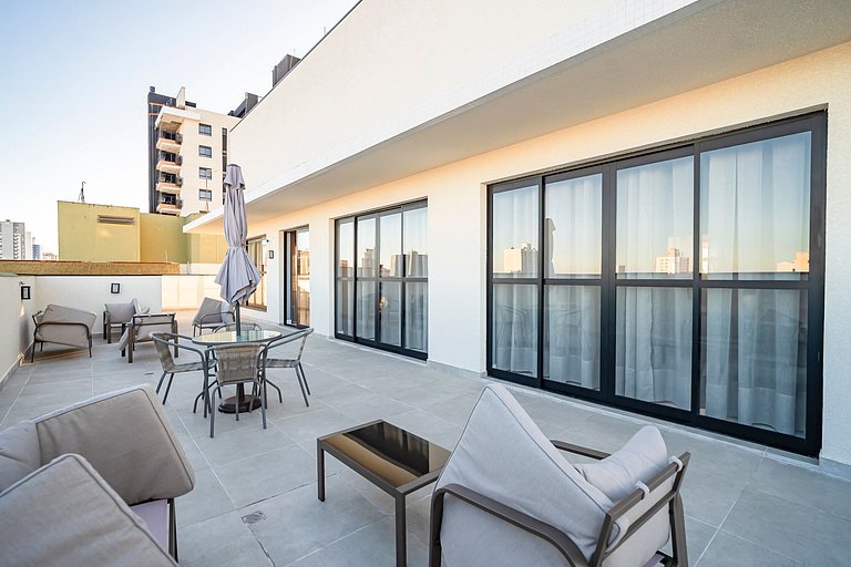 Apto de 1 Quarto Super Completo no Centro -MUV1508