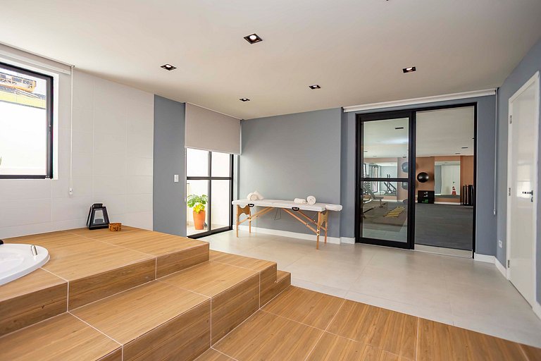 Apto de 1 Quarto Super Completo no Centro -MUV1508