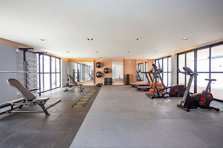 Apto de 1 Quarto Super Completo no Centro -MUV1508