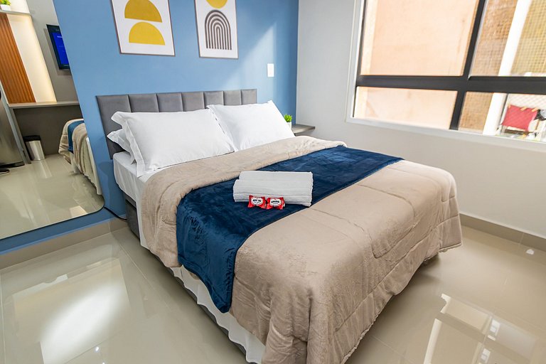 Studio Completo com A/c no Centro - MUV0812