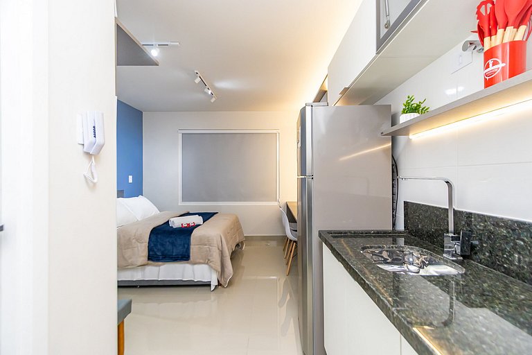 Studio Completo com A/c no Centro - MUV0812