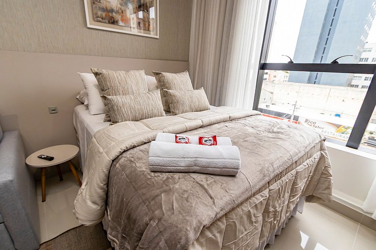 Studio Aconchegante com A/c em Ótima Região-MUV406