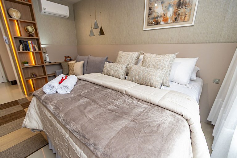 Studio Aconchegante com A/c em Ótima Região-MUV406