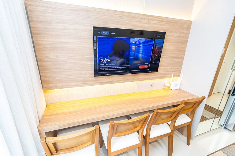 Studio Aconchegante com A/c em Ótima Região-MUV406