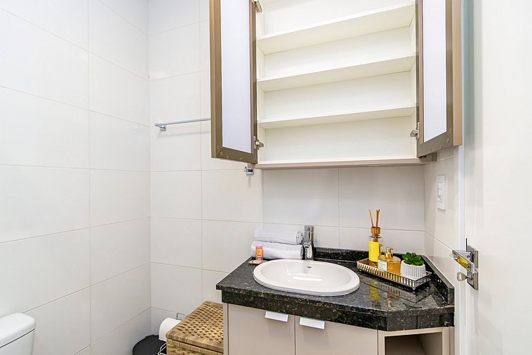 Studio Aconchegante com A/c em Ótima Região-MUV406