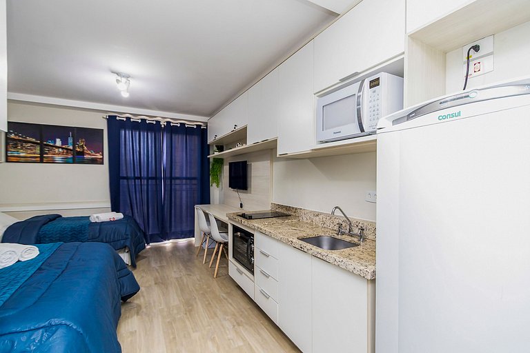 Studio 2 Camas Solteiro 1 Cama de Casal - ALL0815