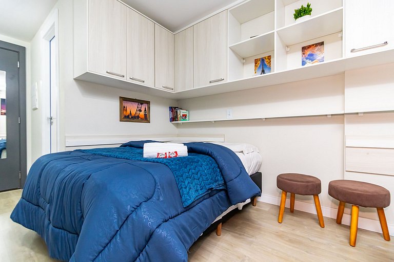 Studio 2 Camas Solteiro 1 Cama de Casal - ALL0815