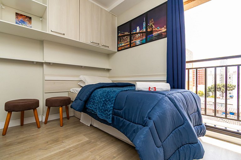 Studio 2 Camas Solteiro 1 Cama de Casal - ALL0815