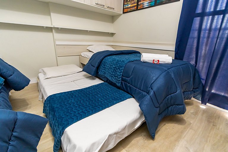 Studio 2 Camas Solteiro 1 Cama de Casal - ALL0815