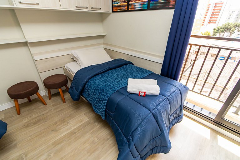 Studio 2 Camas Solteiro 1 Cama de Casal - ALL0815