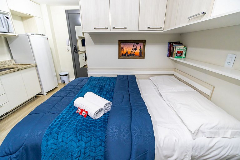 Studio 2 Camas Solteiro 1 Cama de Casal - ALL0815