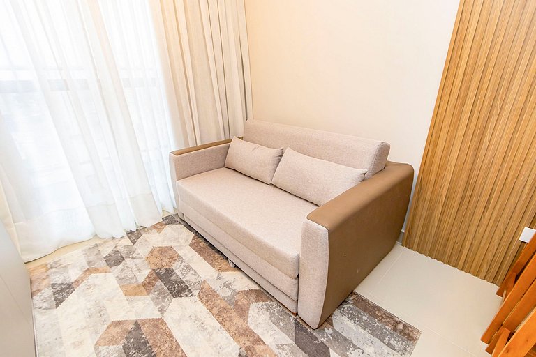 Apto de 1q Completíssimo com Garagem - MUV1603