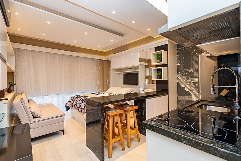 Studio Premium com Garagem no 28º andar - MID2809