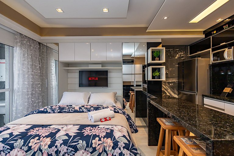 Studio Premium com Garagem no 28º andar - MID2809