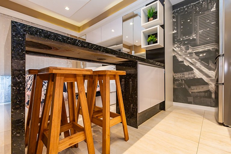 Studio Premium com Garagem no 28º andar - MID2809