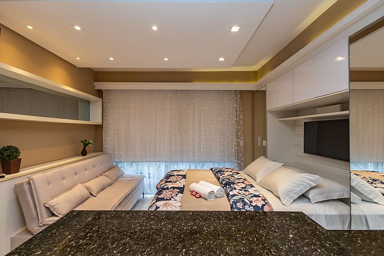 Studio Premium com Garagem no 28º andar - MID2809