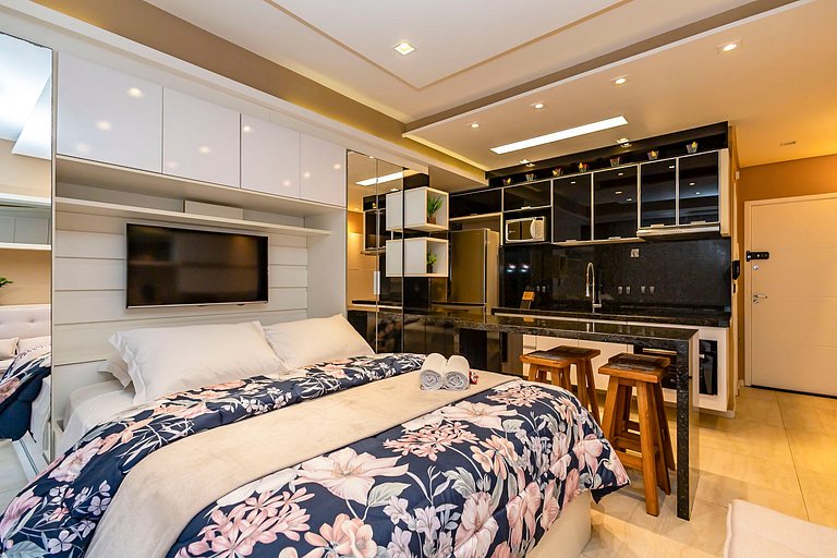 Studio Premium com Garagem no 28º andar - MID2809