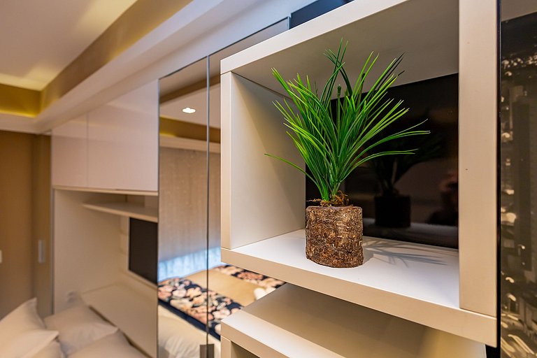 Studio Premium com Garagem no 28º andar - MID2809