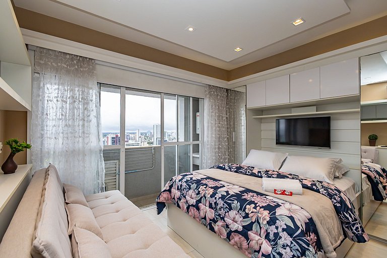 Studio Premium com Garagem no 28º andar - MID2809