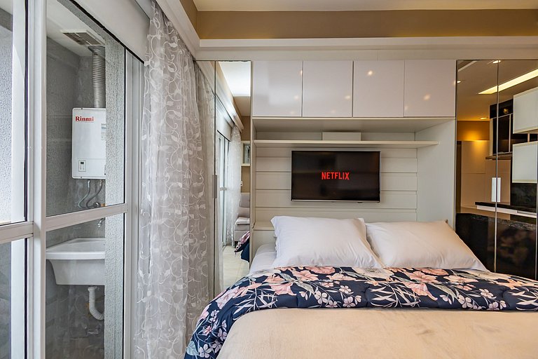 Studio Premium com Garagem no 28º andar - MID2809