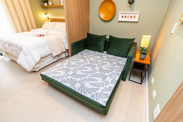 Studio Completo p/ 4 pessoas no All Batel -BAT1714