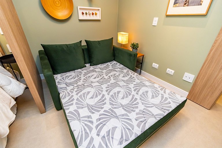 Studio Completo p/ 4 pessoas no All Batel -BAT1714