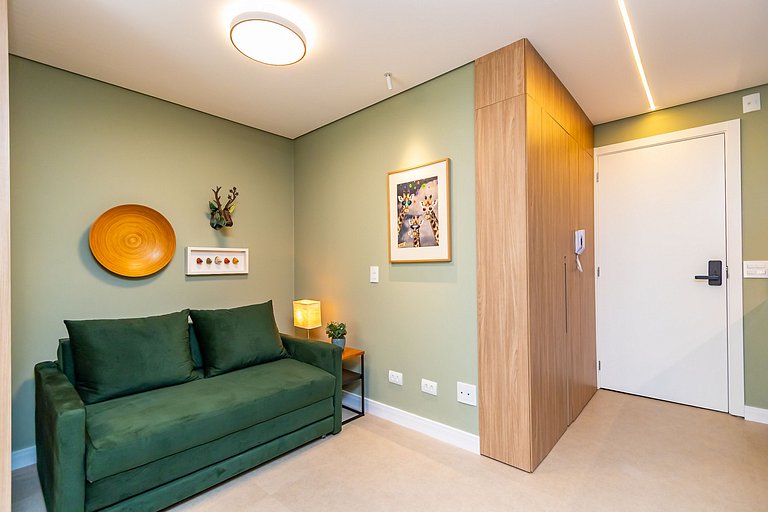 Studio Completo p/ 4 pessoas no All Batel -BAT1714