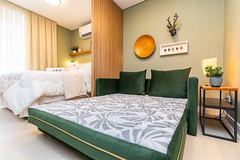 Studio Completo p/ 4 pessoas no All Batel -BAT1714