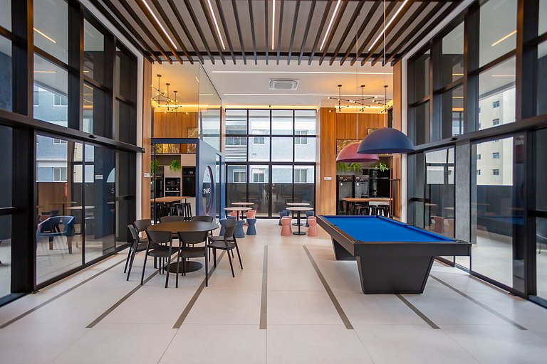 Studio Completo p/ 4 pessoas no All Batel -BAT1714