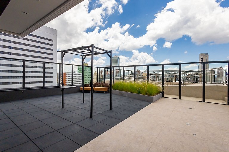 Studio Completo p/ 4 pessoas no All Batel -BAT1714