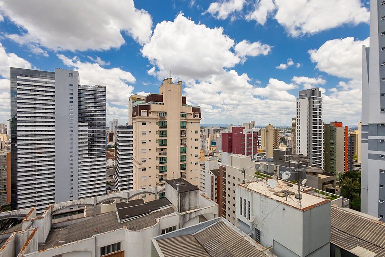 Studio Completo p/ 4 pessoas no All Batel -BAT1714