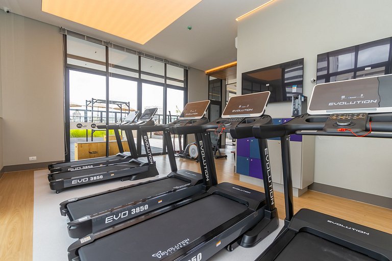 Studio Completo p/ 4 pessoas no All Batel -BAT1714