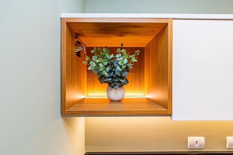 Studio Premium em Prédio com Piscina - BAT1814