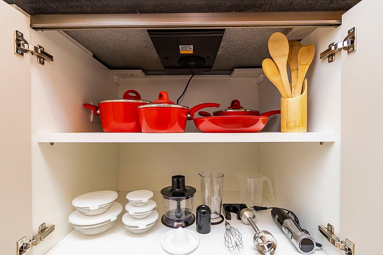 Studio Premium em Prédio com Piscina - BAT1814