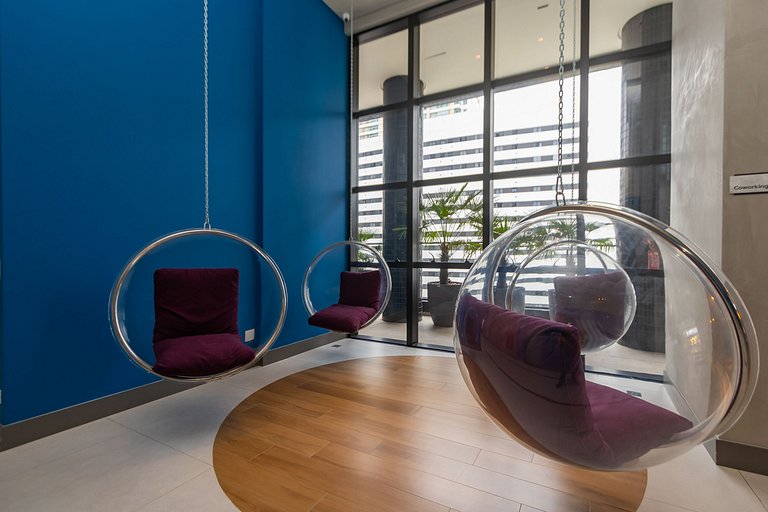 Studio Premium em Prédio com Piscina - BAT1814