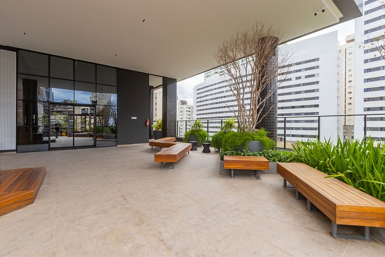 Studio Premium em Prédio com Piscina - BAT1814