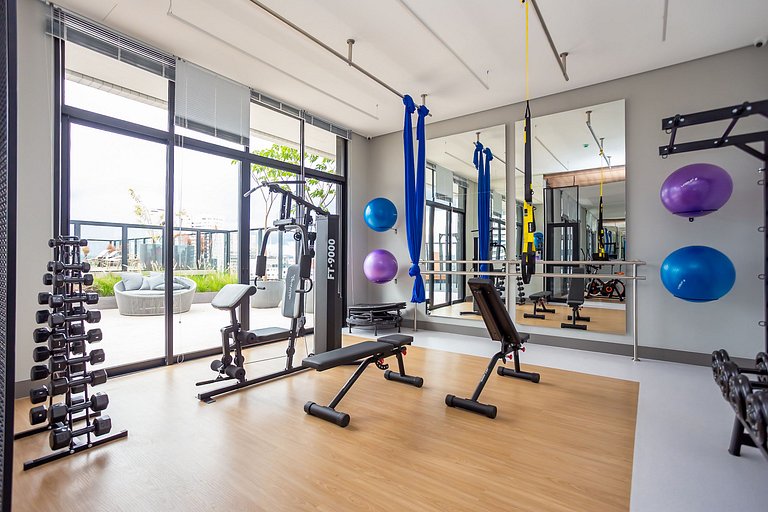 Studio Premium em Prédio com Piscina - BAT1814