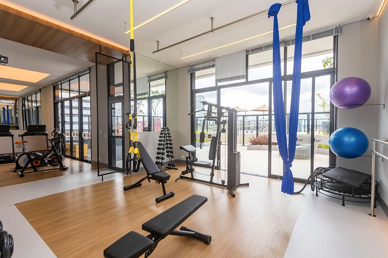 Studio Premium em Prédio com Piscina - BAT1814