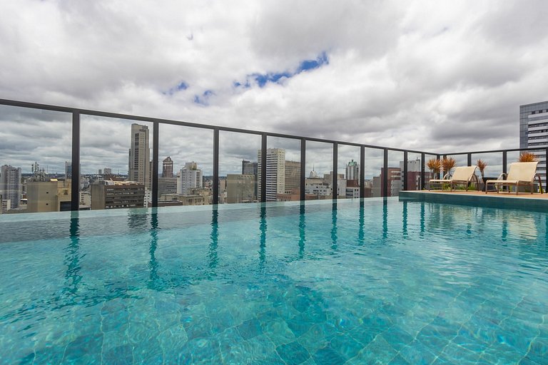 Studio Premium em Prédio com Piscina - BAT1814
