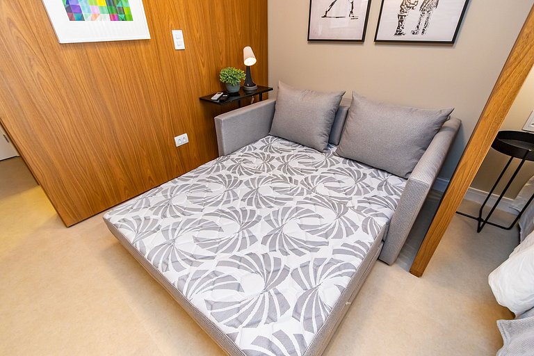 Studio Premium p/ 4 pessoas no All Batel - BAT1816