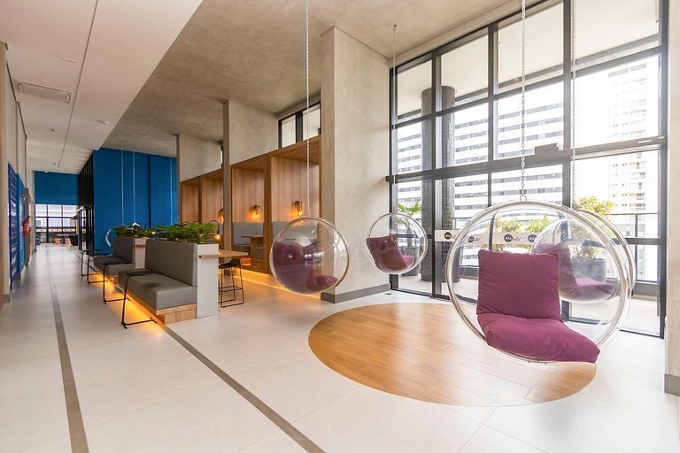 Studio Premium p/ 4 pessoas no All Batel - BAT1816