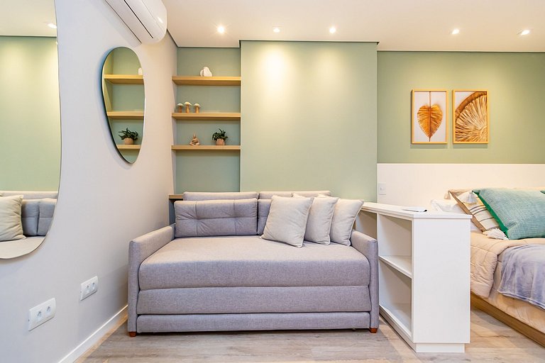 Studio Premium p/ 4 pessoas no All Batel - BAT1316