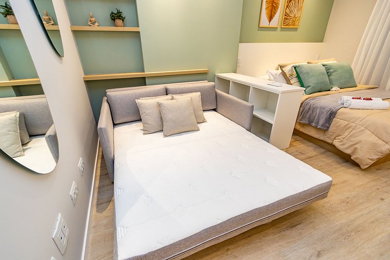 Studio Premium p/ 4 pessoas no All Batel - BAT1316