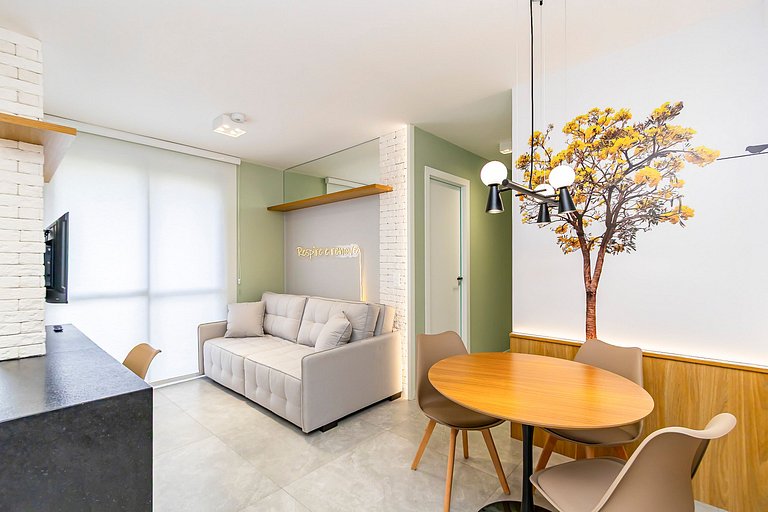 Apto de 2 Quartos c/ Vaga no Sou Ecoville-SOU0402B