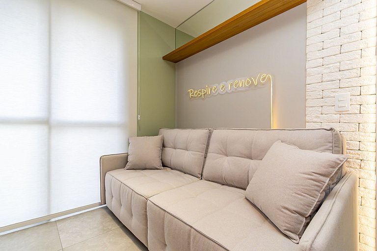 Apto de 2 Quartos c/ Vaga no Sou Ecoville-SOU0402B