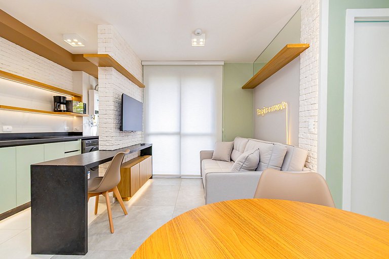 Apto de 2 Quartos c/ Vaga no Sou Ecoville-SOU0402B