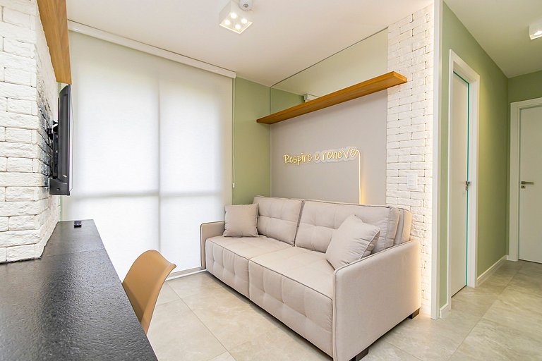 Apto de 2 Quartos c/ Vaga no Sou Ecoville-SOU0402B