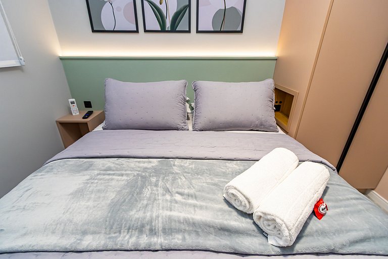 Apto de 2 Quartos c/ Vaga no Sou Ecoville-SOU0402B