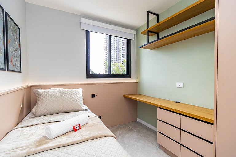 Apto de 2 Quartos c/ Vaga no Sou Ecoville-SOU0402B