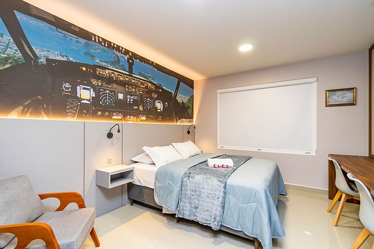 Studio nas Nuvens, conforto e Estilo - MUV1202